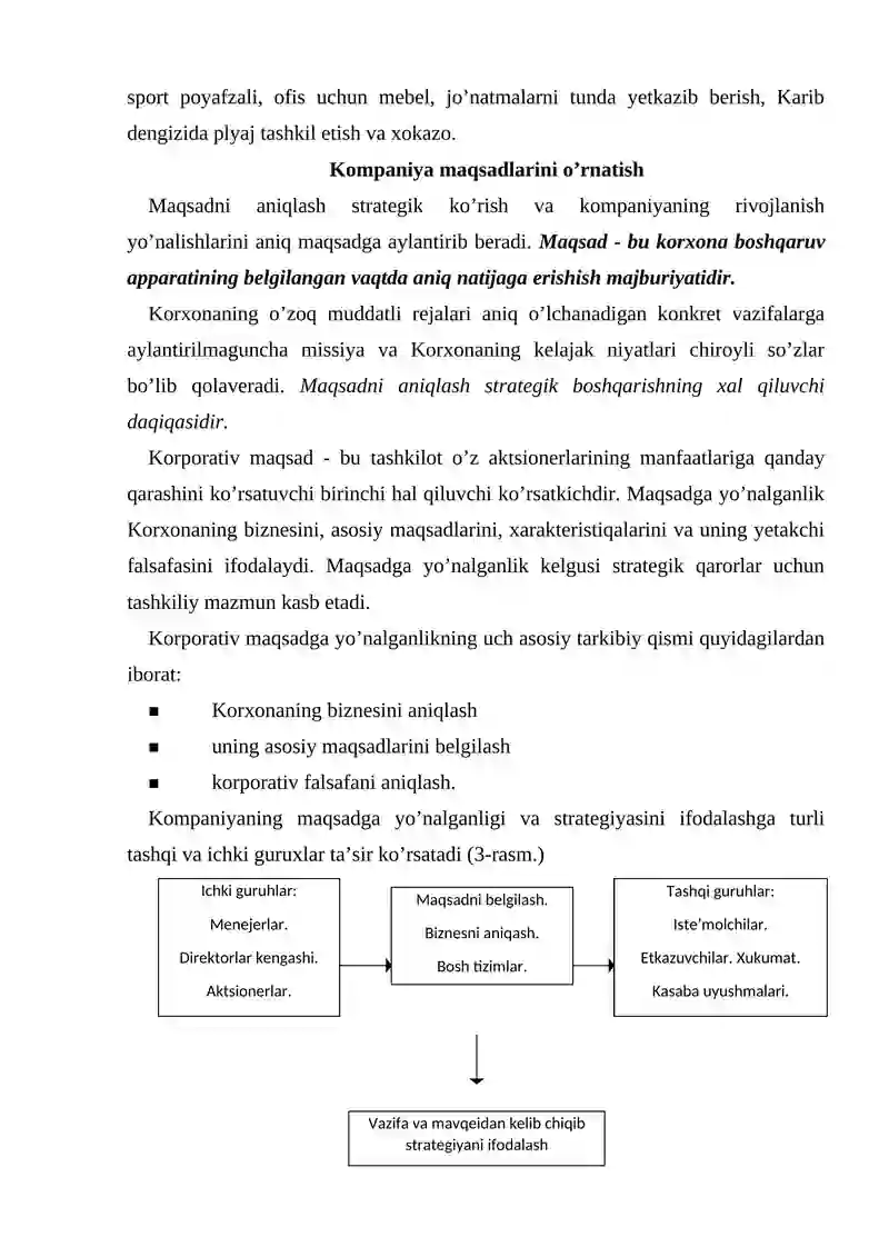 Strategiya yaratishning vazifalari 3