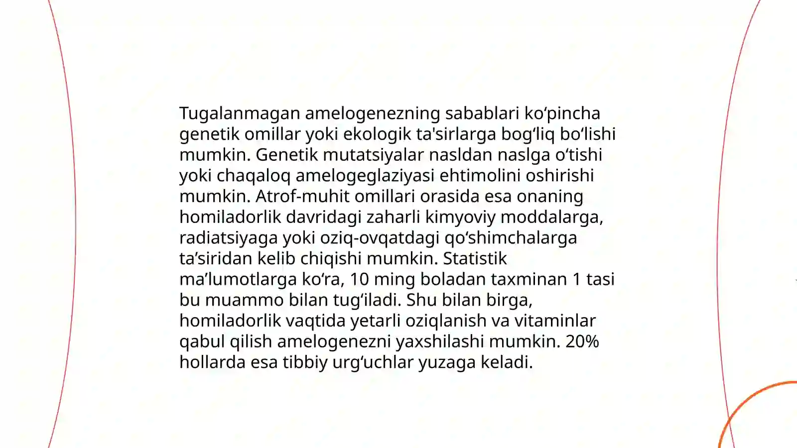 Tugalanmagan amelogenez 3