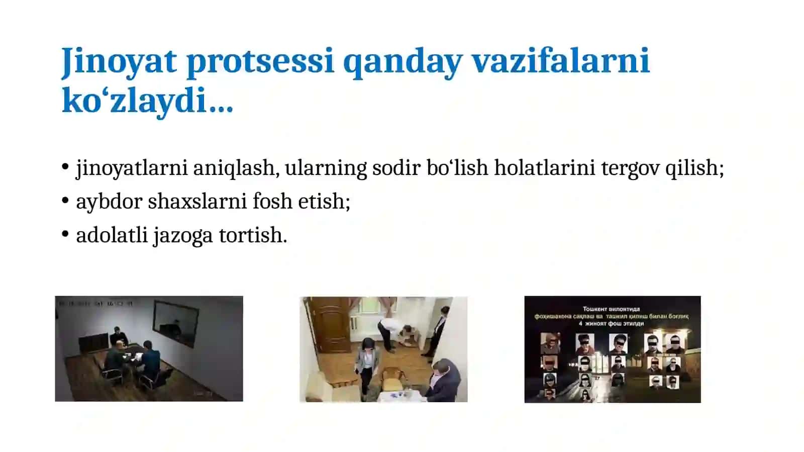 Jinoyat protsessining tushunchasi 3