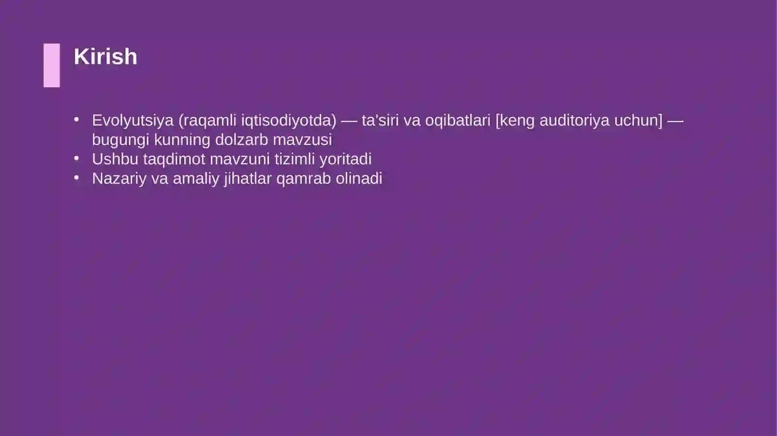 Evolyutsiya (raqamli iqtisodiyotda) — ta'siri va oqibatlari [keng auditoriya uchun] 3