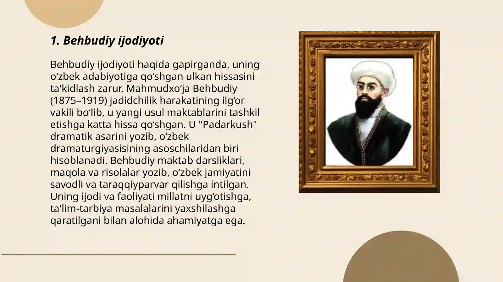 Behbudiy "Padarkush" dramasi 3