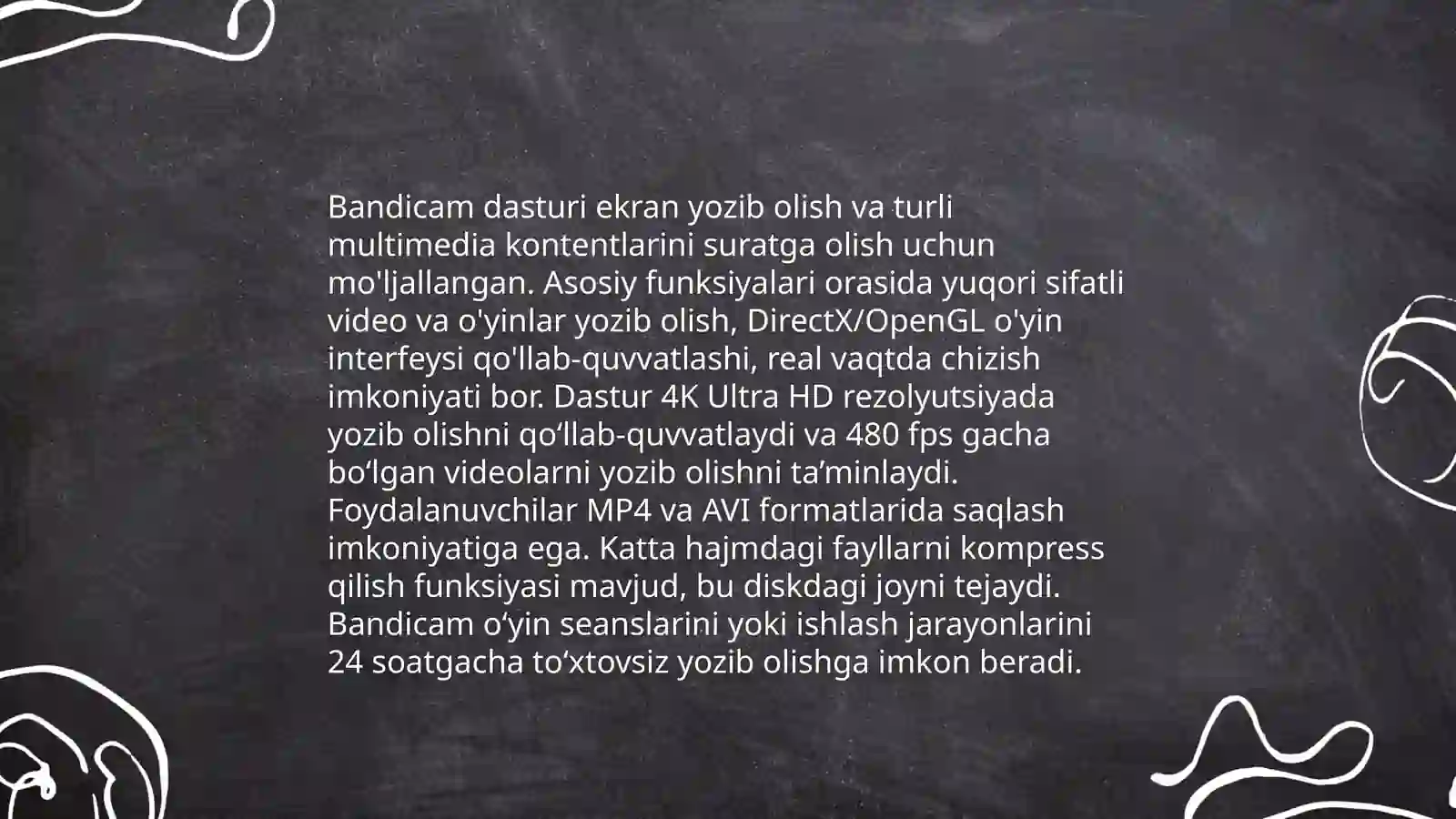 Bandicam dasturi 3