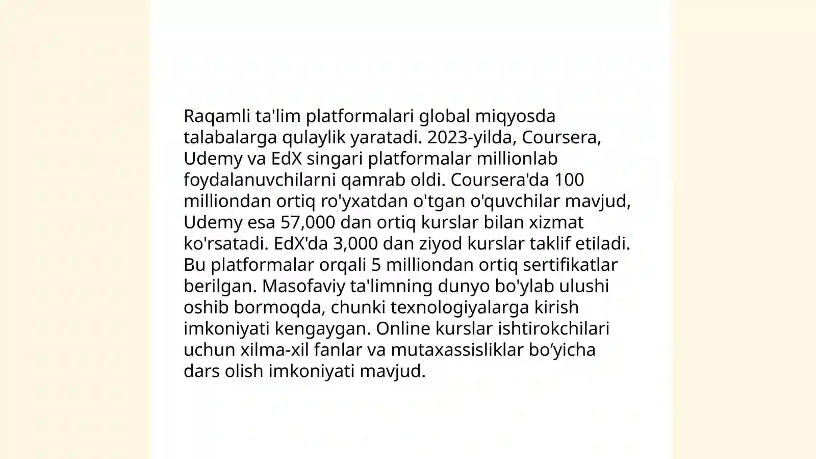 Raqamli ta'lim platformalari 3