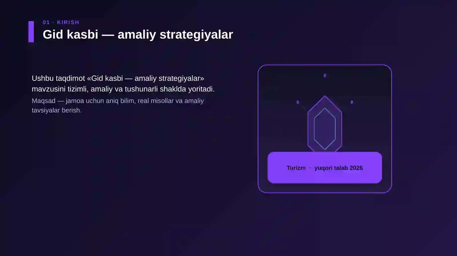 Gid kasbi — amaliy strategiyalar 3