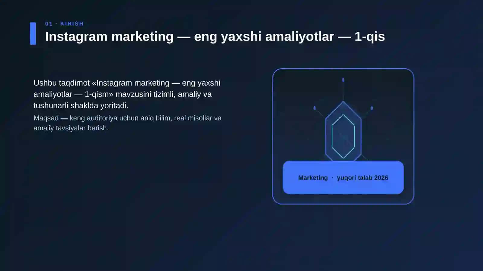 Instagram marketing — eng yaxshi amaliyotlar — 1-qism 3