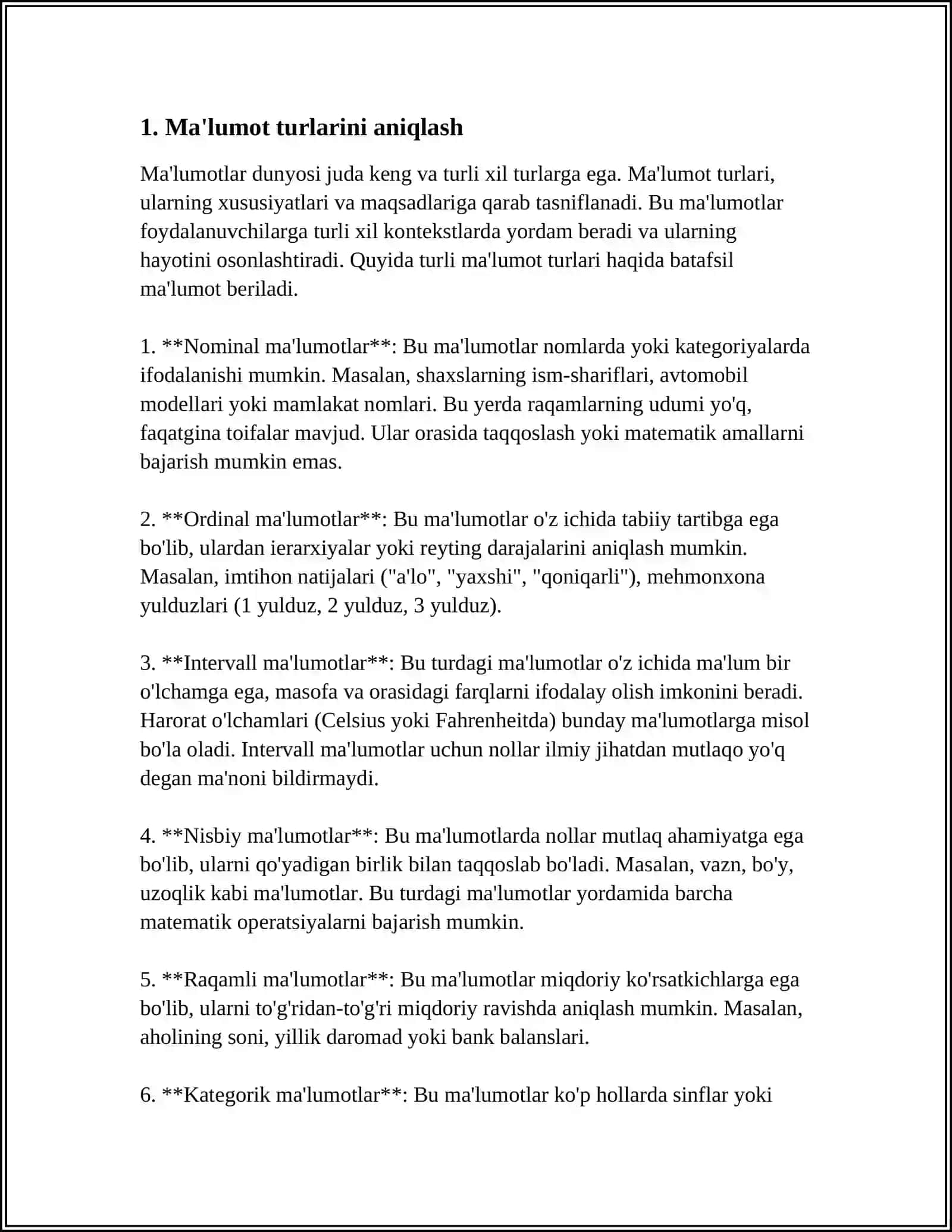 MALUMOT TIPINI O’ZGARTIRUVCHI DASTURLAR 4