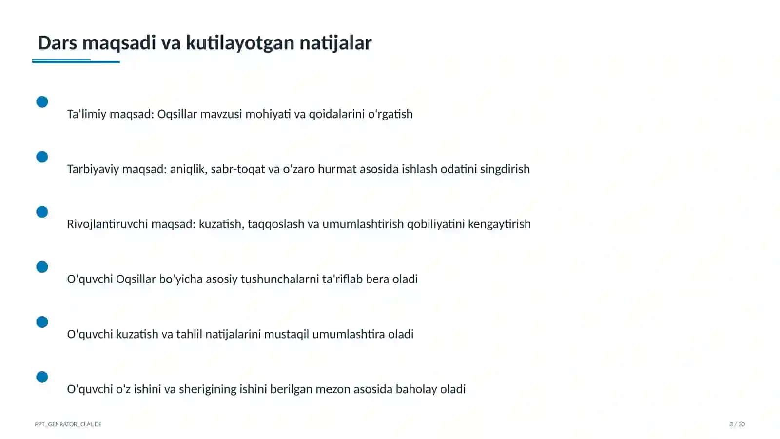 Oqsillar (11-sinf) 2
