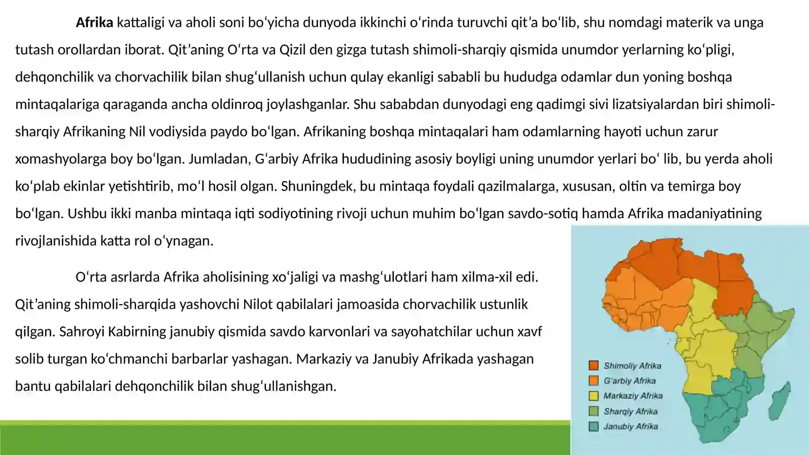 O‘rtaasrlarda Afrika 3