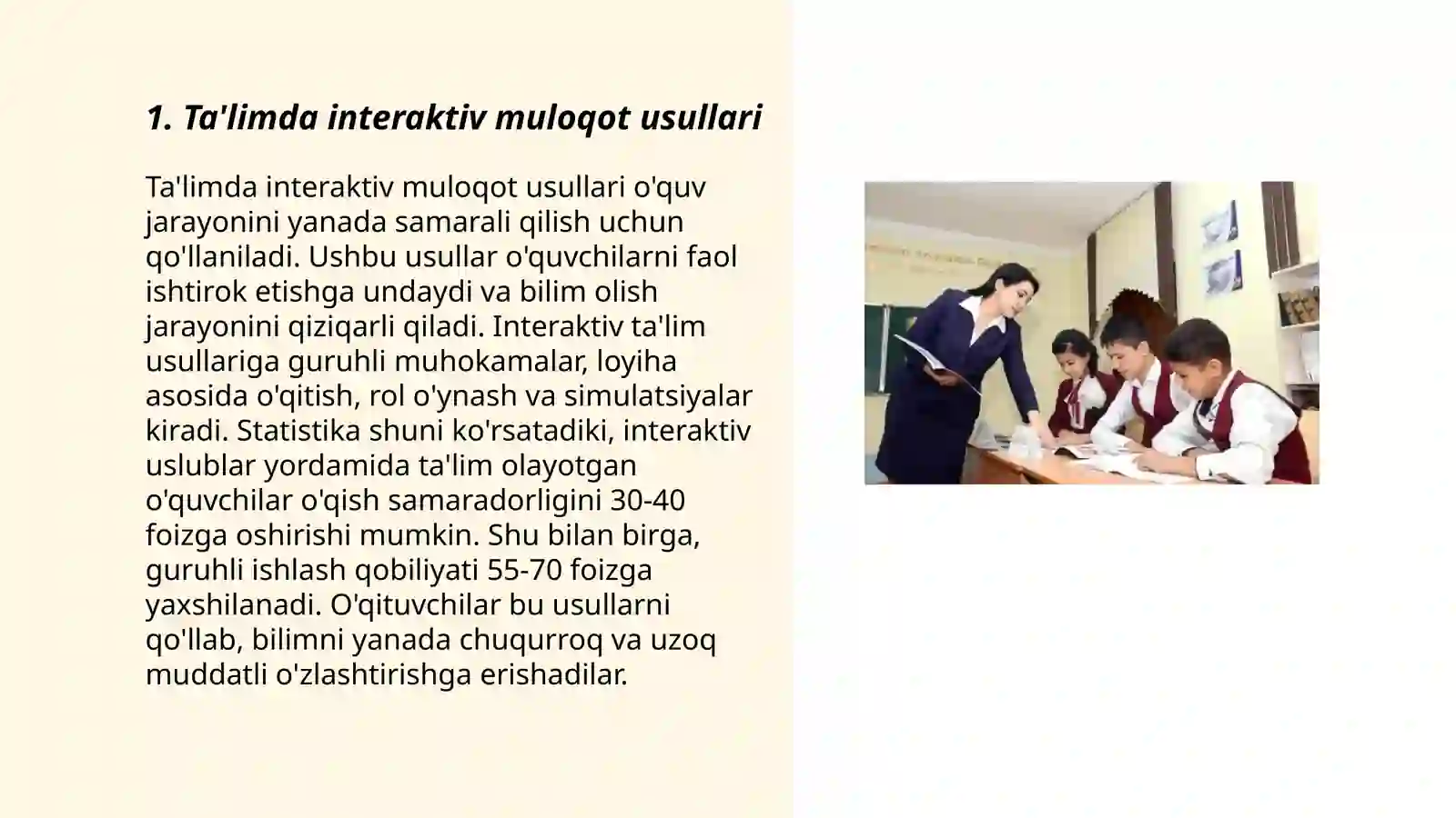 Ta'limda interaktiv muloqot usullari 3