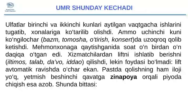 QANDAY SO‘ZLAR O‘ZAROBOG‘LANMAYDI? 3