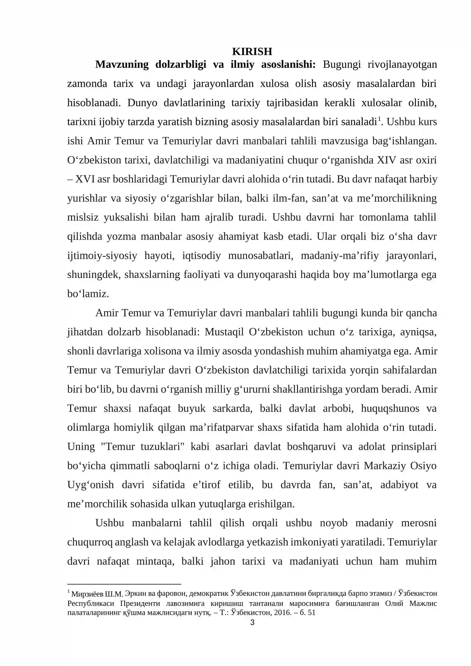 AMIR TEMUR VA TEMURIYLAR DAVRI MANBALARI TAHLILI 3