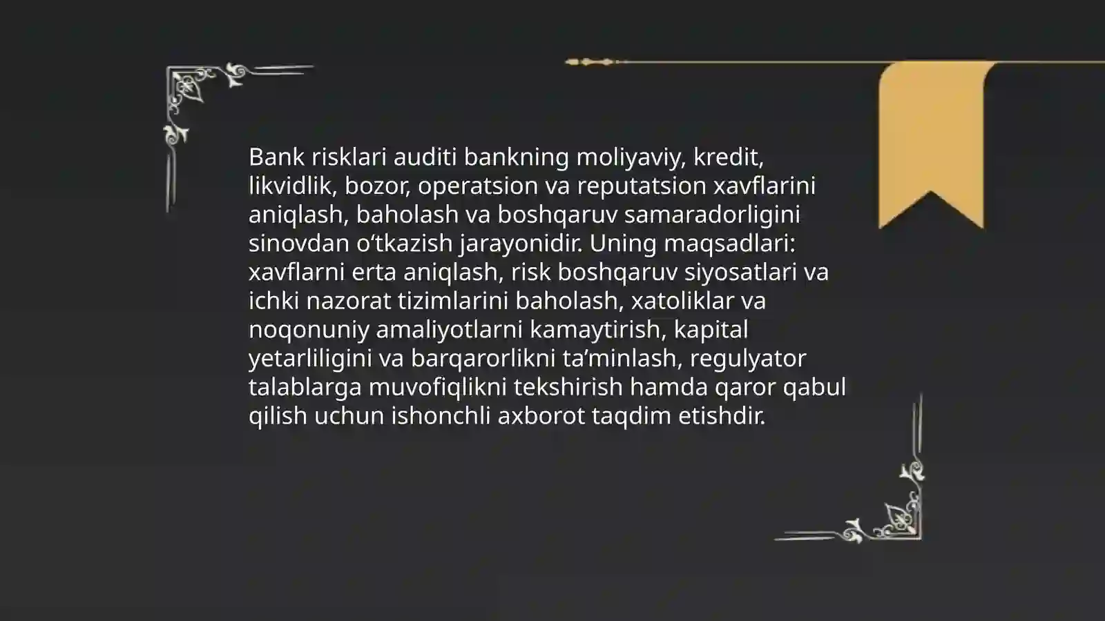 Bank risklari auditi 3