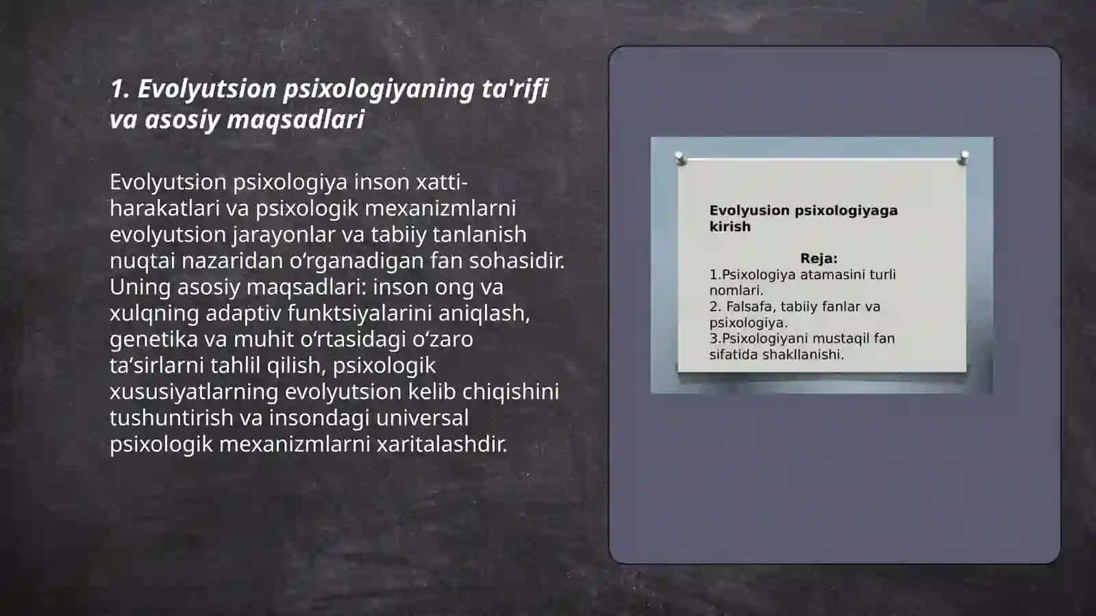 Evolyutsion psixologiyaga kirish 3