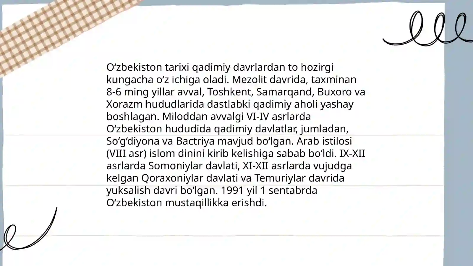 O‘zbekiston tarixi 3