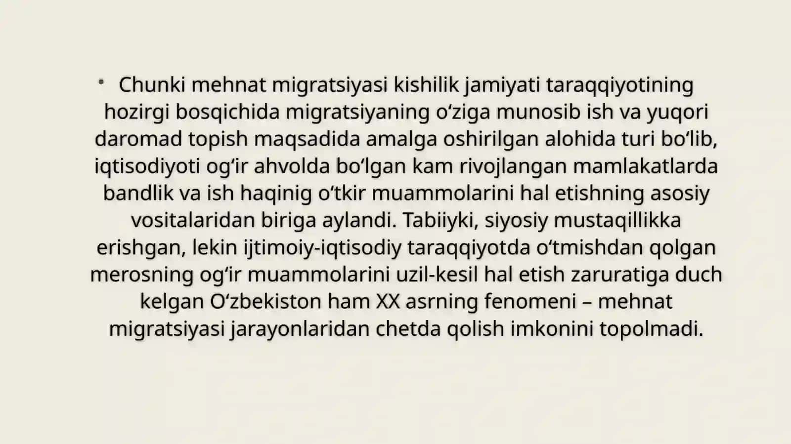 Jahon xoʻjaligi rivojlanib, mamlakatlar aro integratsional aloqalar 3