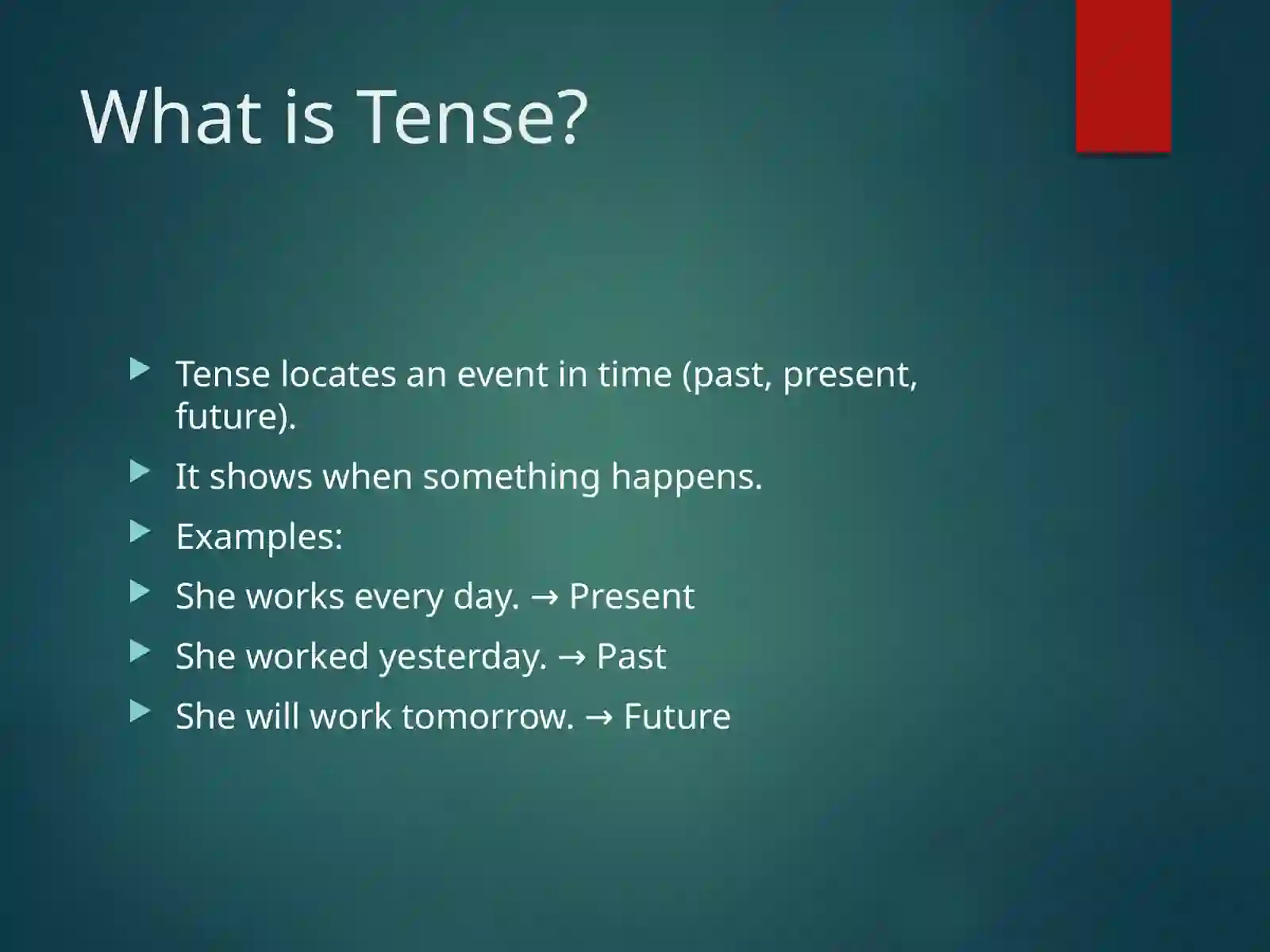 Tense and Aspect in Discourse 3