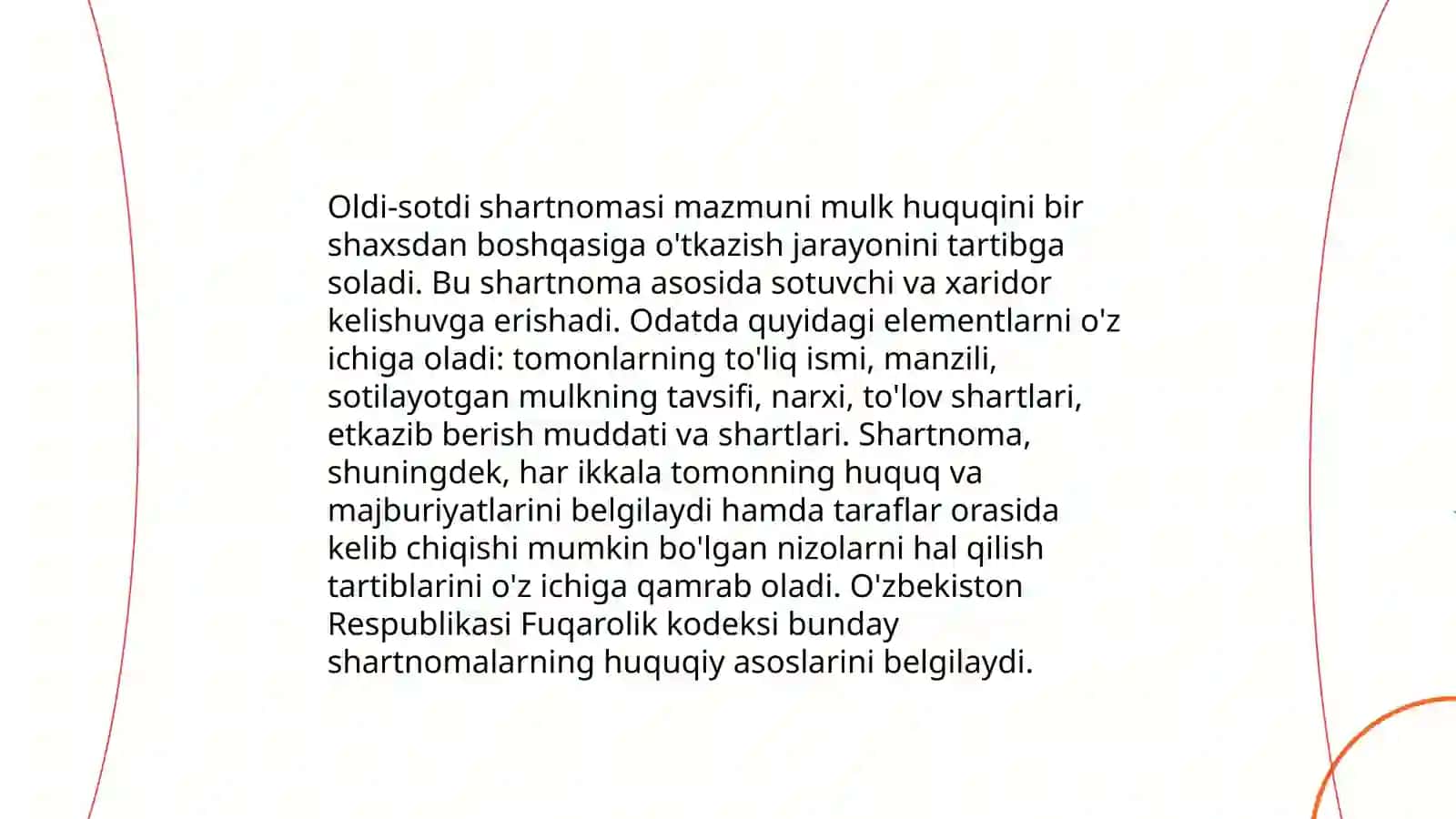 Oldi sotdi shartnomasi 3