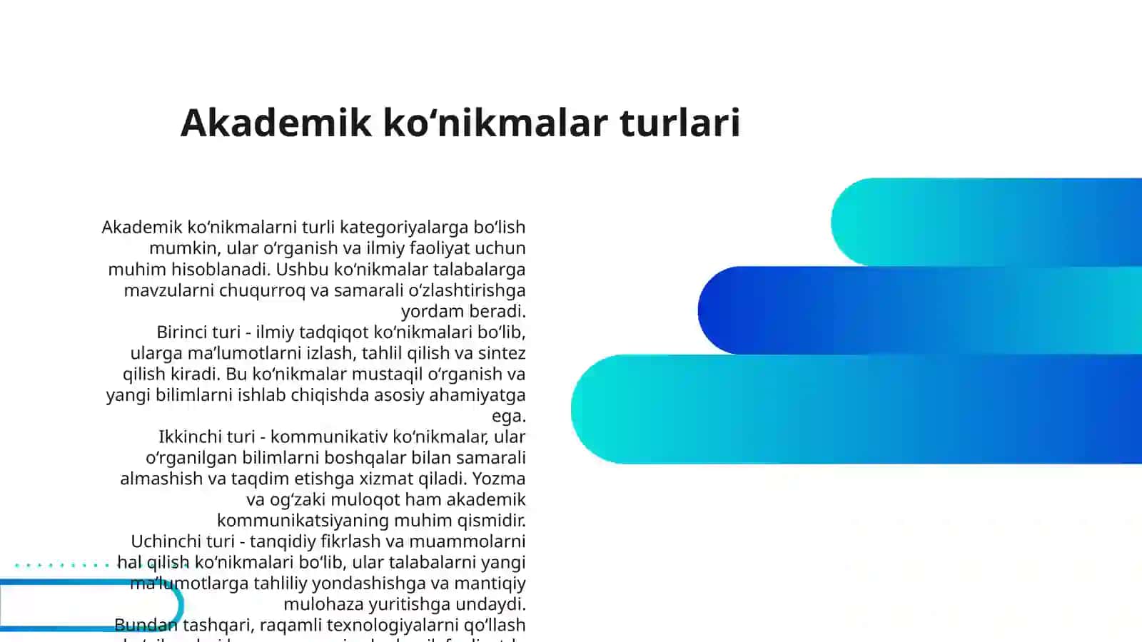 MASOFAVIY TA'LIMDA AKADEMIK KO‘NIKMALARNI SHAKLLANTIRISH XUSUSIYATLARI 3