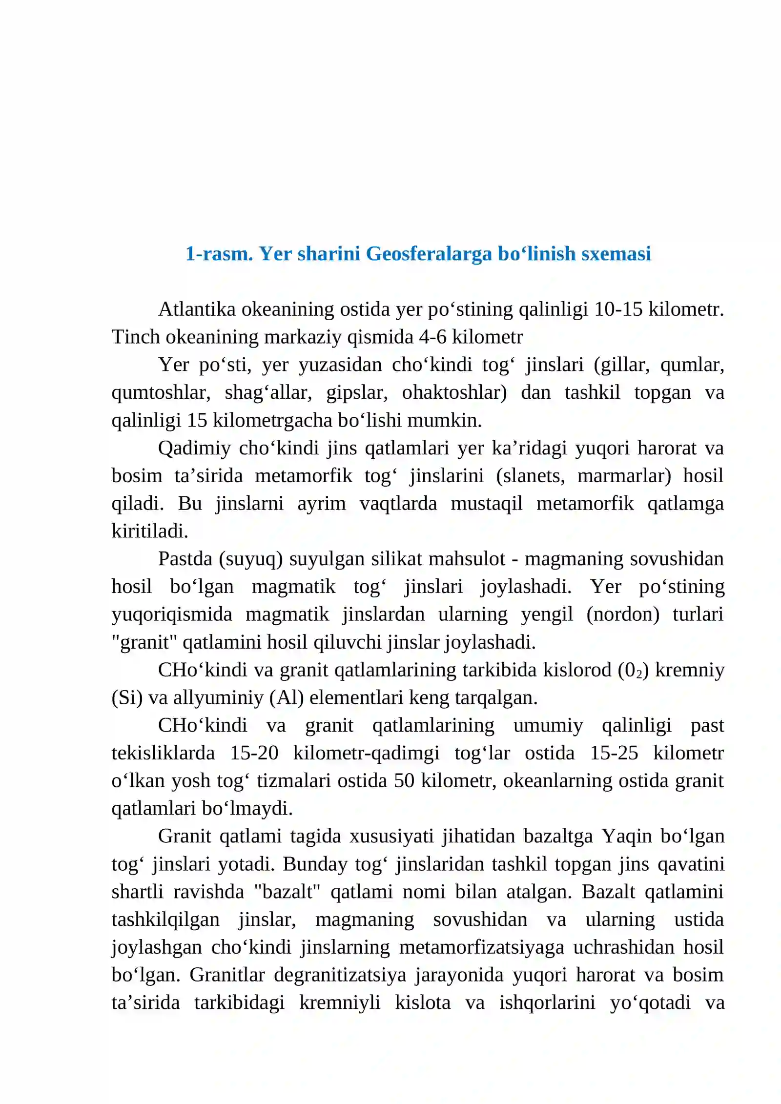 Yer va uning tuzilishi 3
