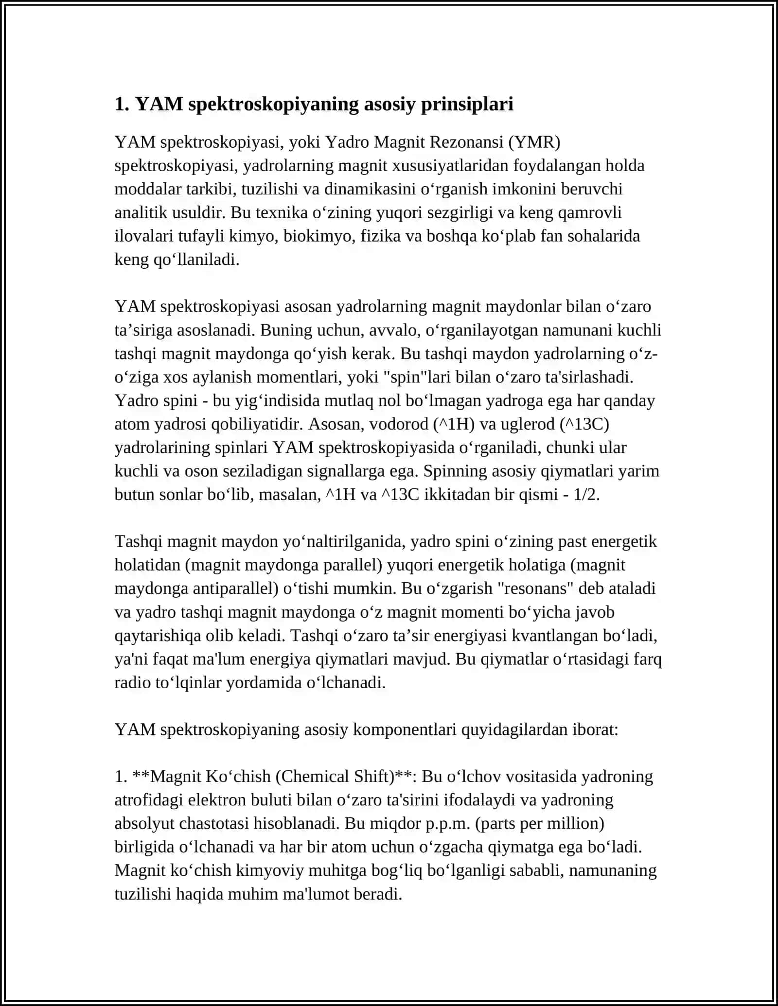 YAM SPEKTROSKOPIYA 3
