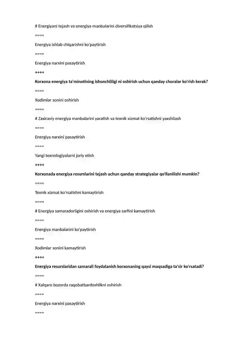 Energetika resurslaridan samarali foydalanish 3