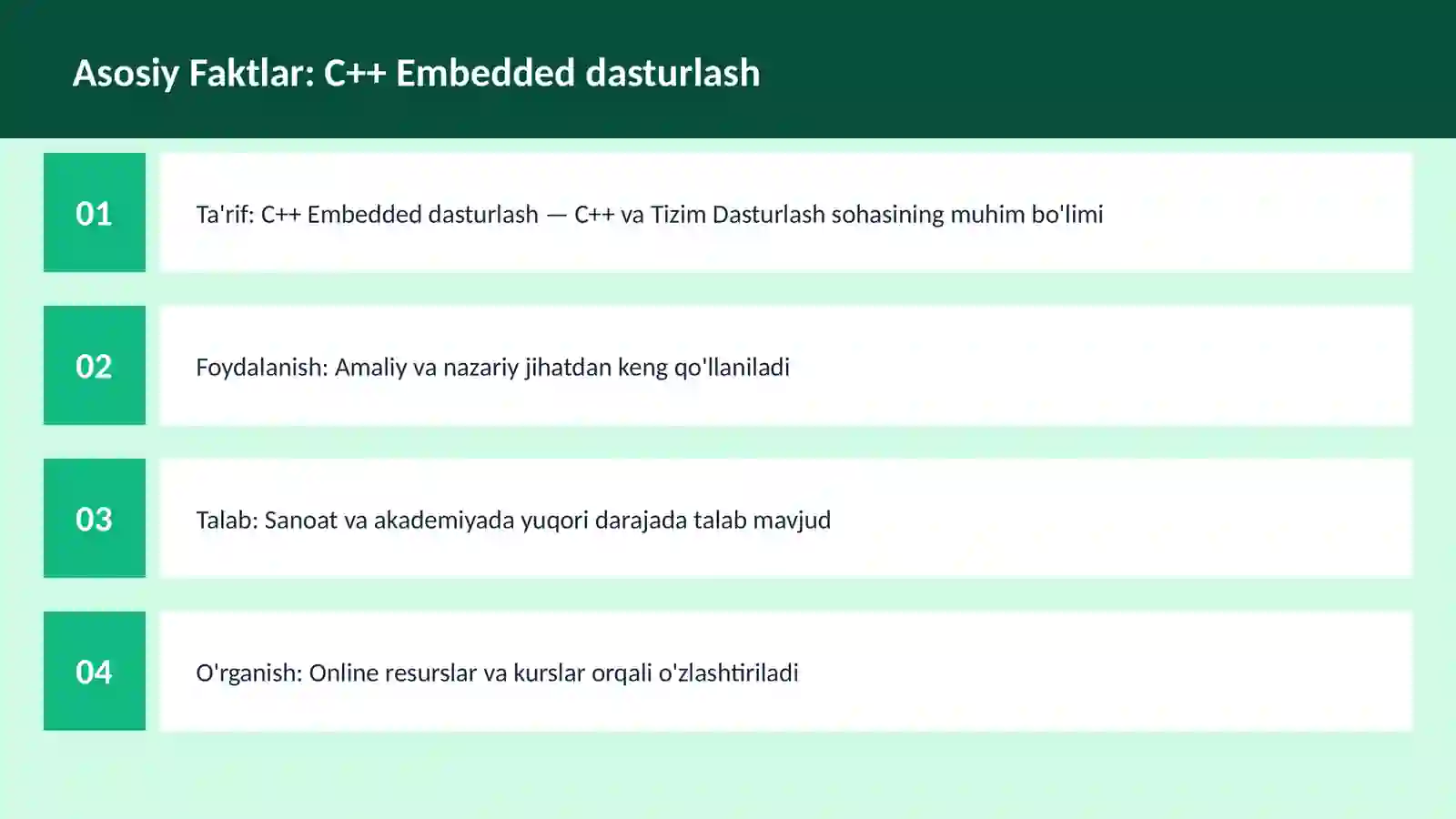 C++ VA TIZIM DASTURLASH 3