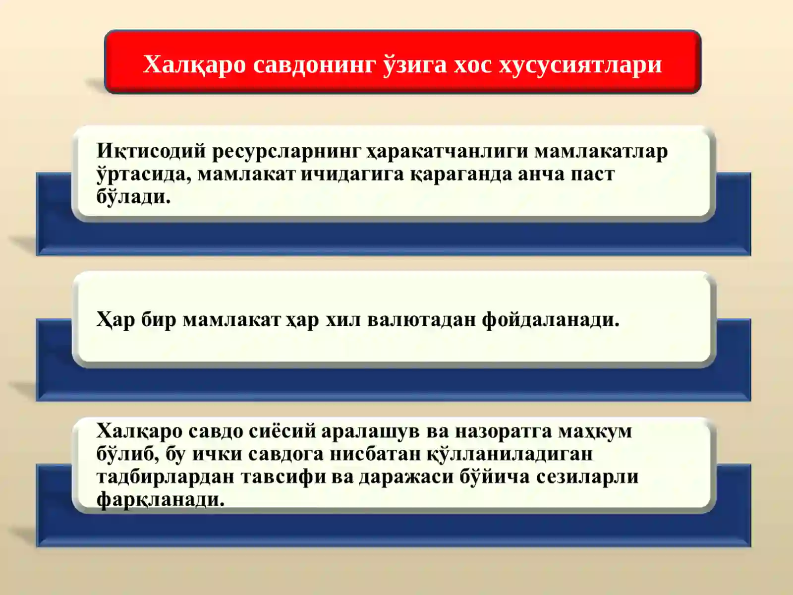 Халқаро савдо 3