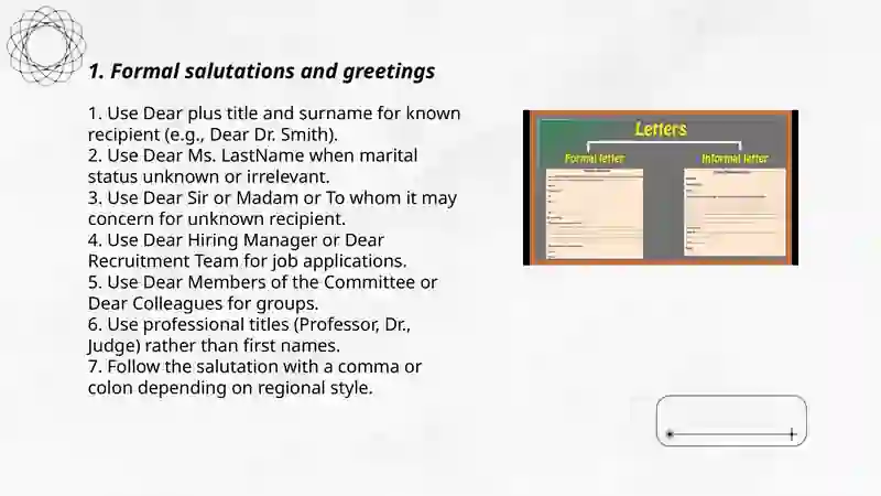 Formal letters and emails 3