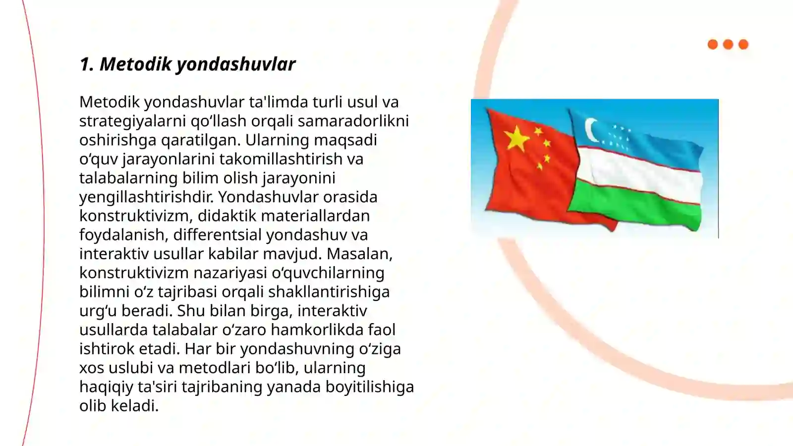 Metodik yondashuvlar 3