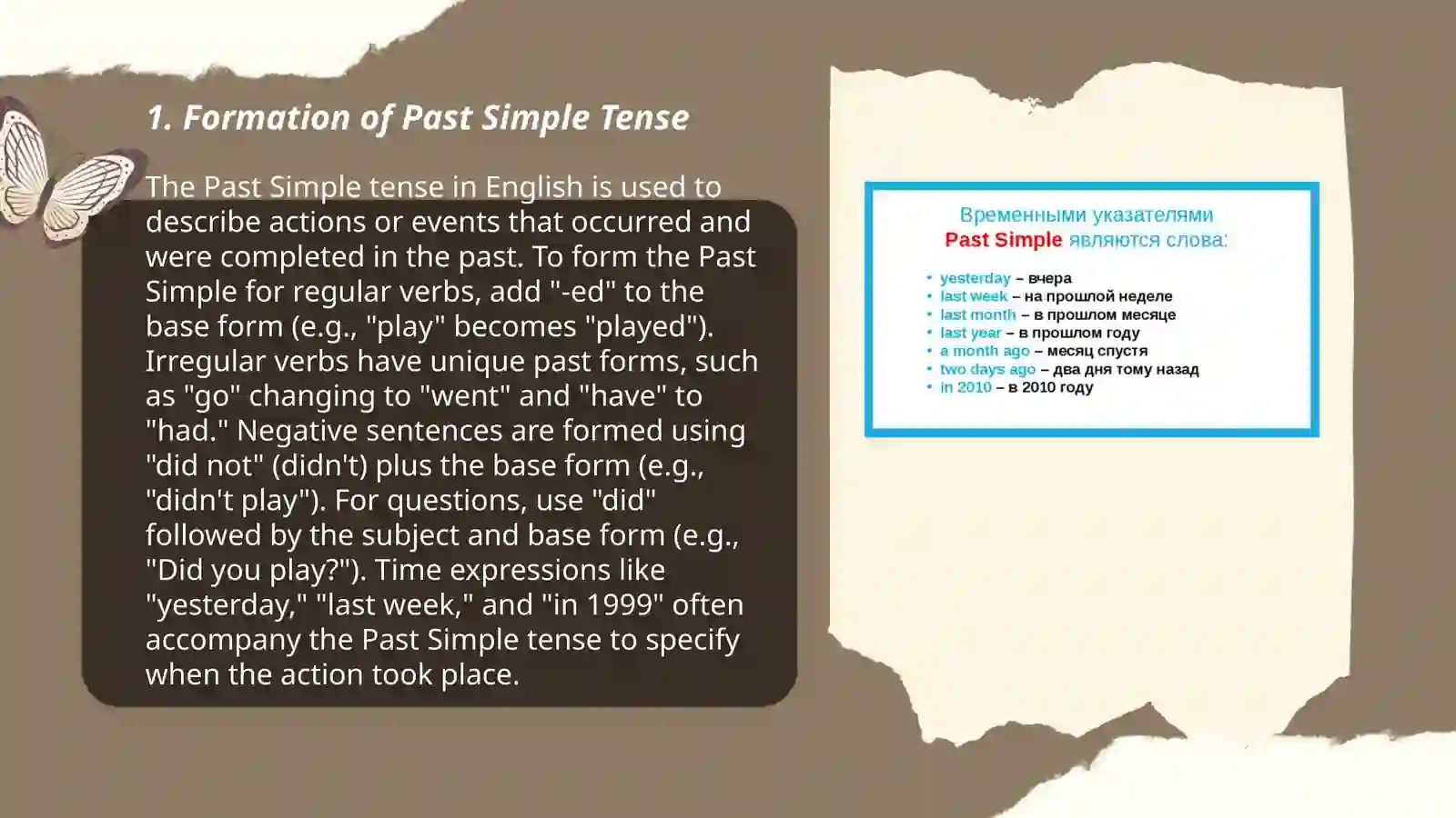 Past simple 3