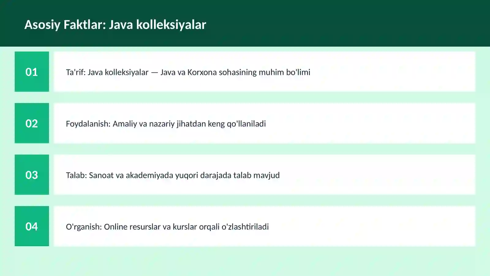 Java kolleksiyalar 3