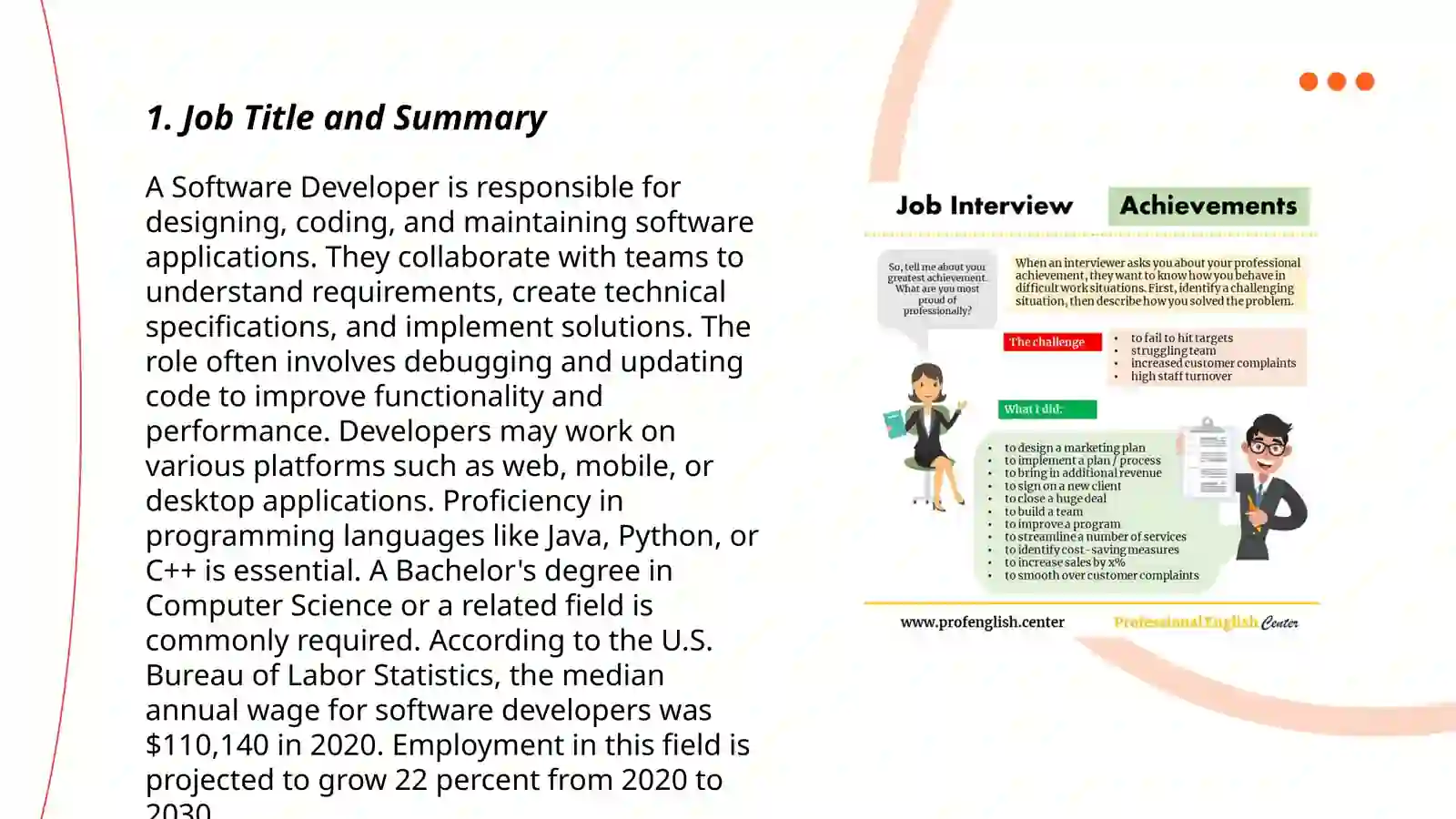 Software Developer Job Description 3