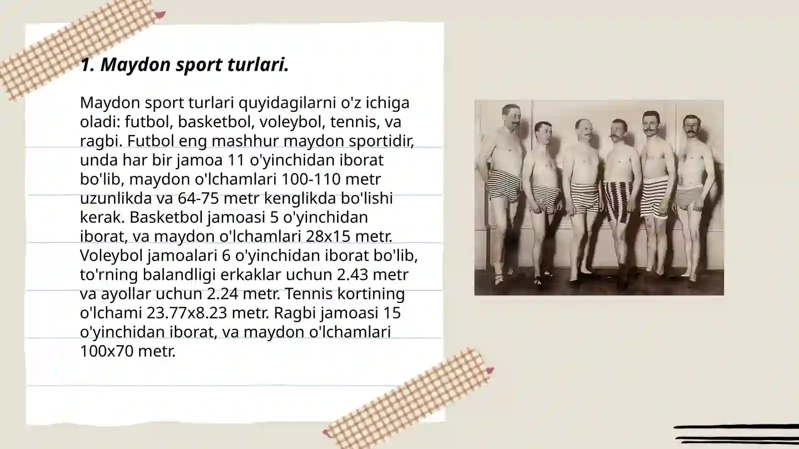 Maydon sport turlari 3