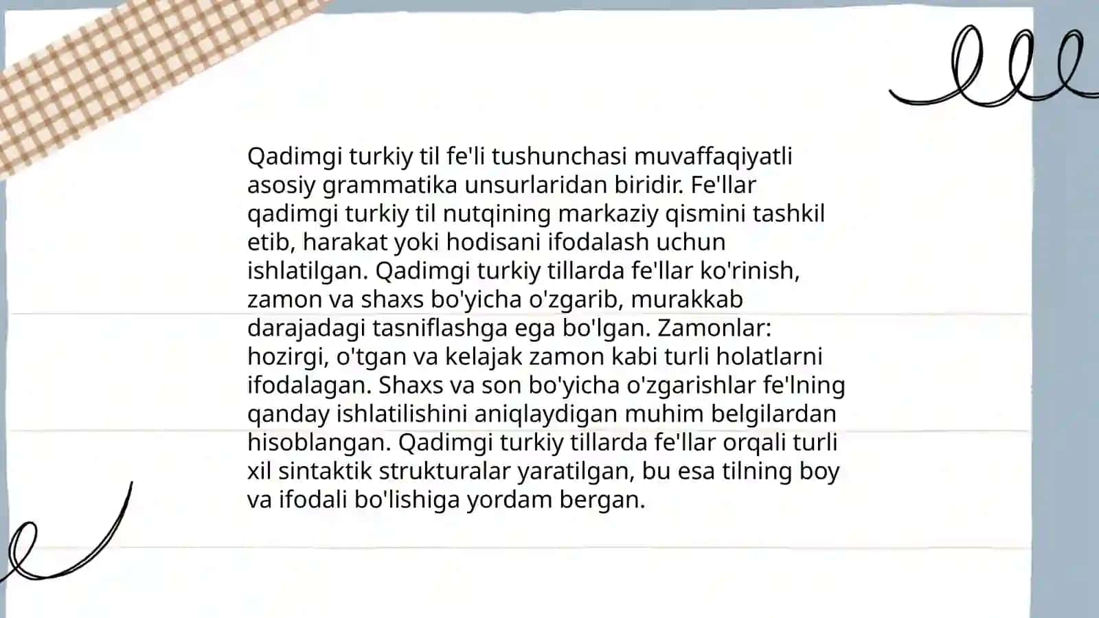 Qadimgi turkiy tilda fe'lning tuzilish jihatdan turlari va yasalishi 3