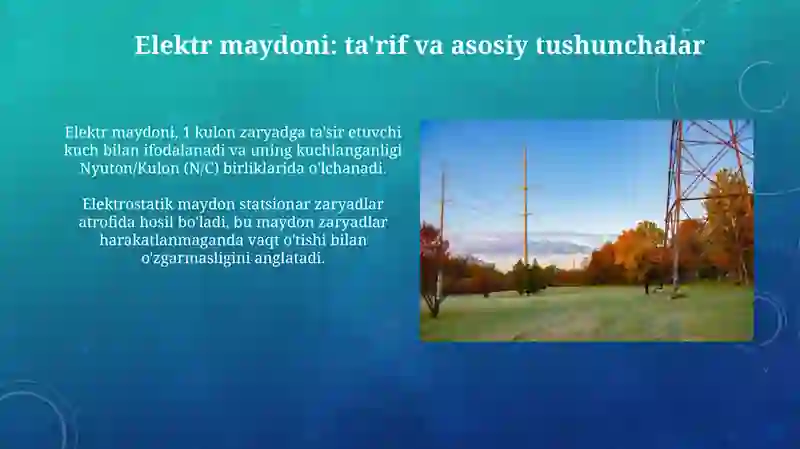 Elektr maydoni 3