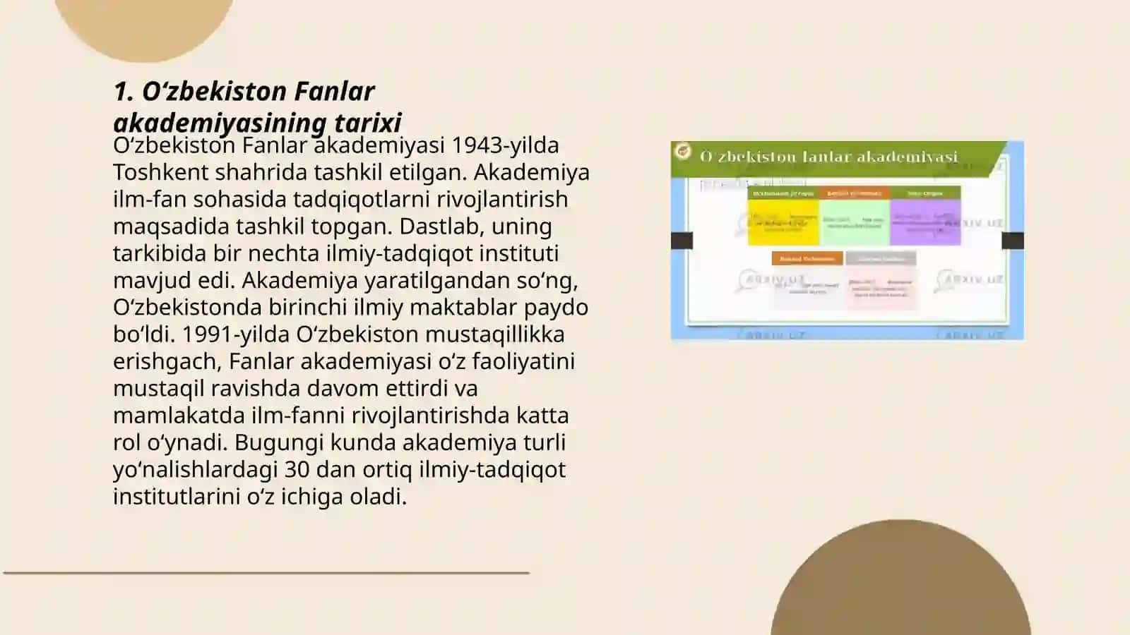 Oʻzbekiston Fanlar akademiyasi 3