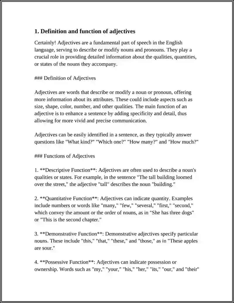 ADJECTIFS 3