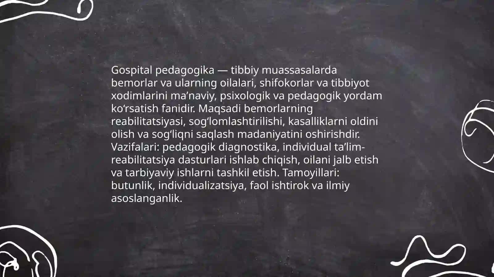 Gospital pedagogika faning asosiy tushunchalari va tariflari 3