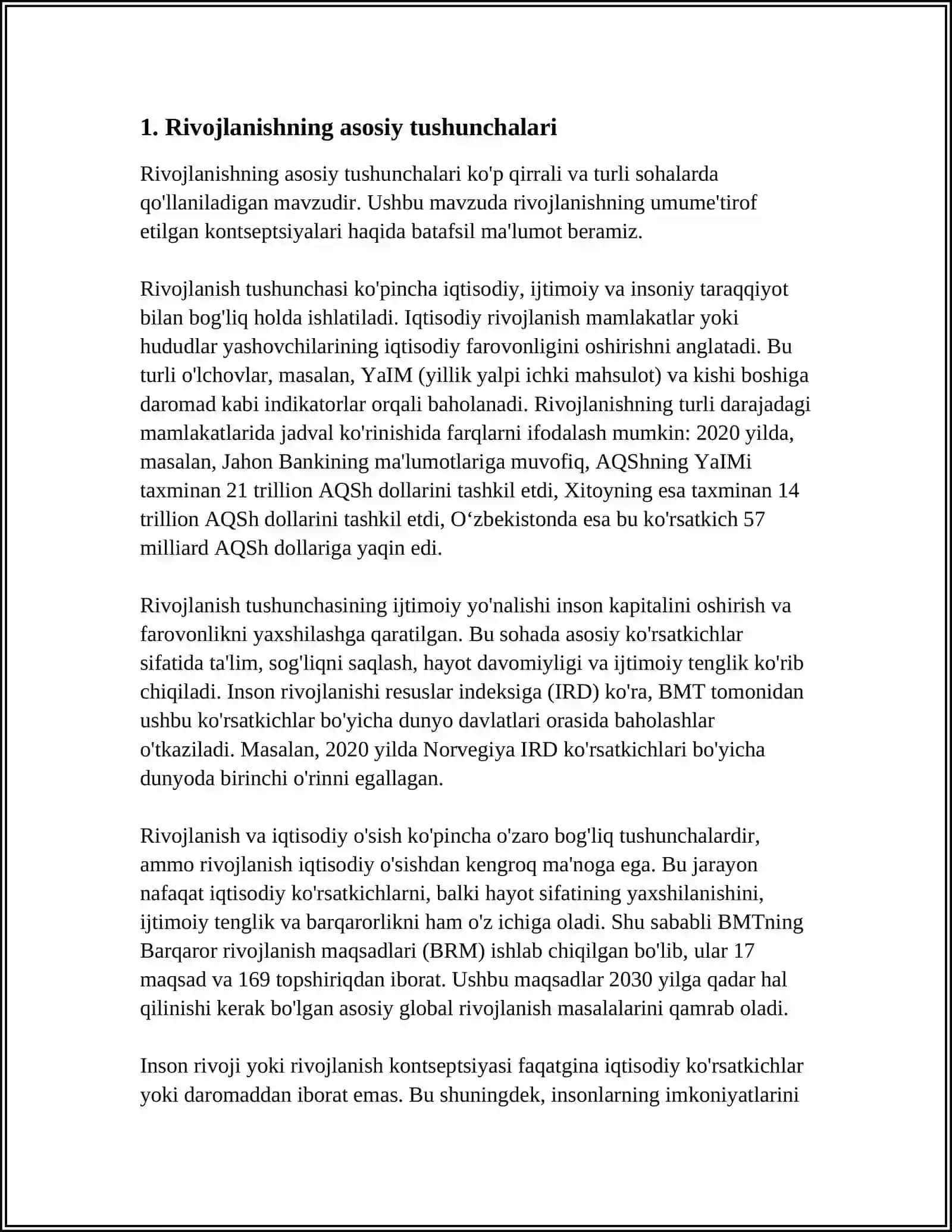 RIVOJLANISHNING UMUMIY QOIDALARI VA KATEGORIYALARI 3