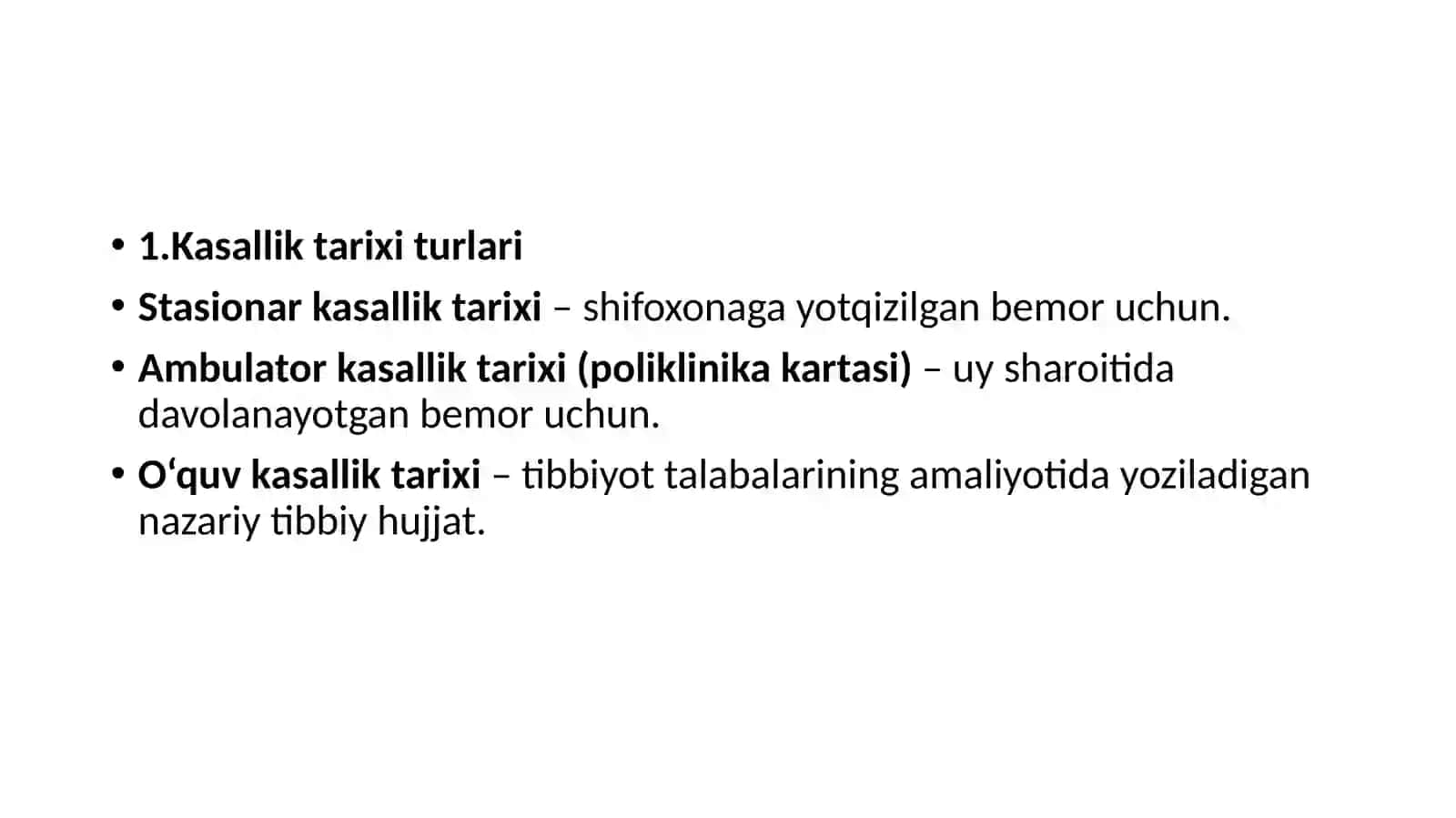 KASALLIK TARIXI 3