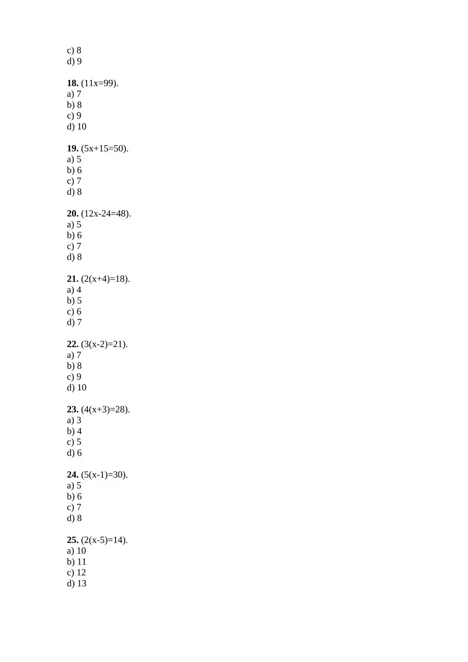 📘 8-SINF MATEMATIKA — 250 TA TEST 3