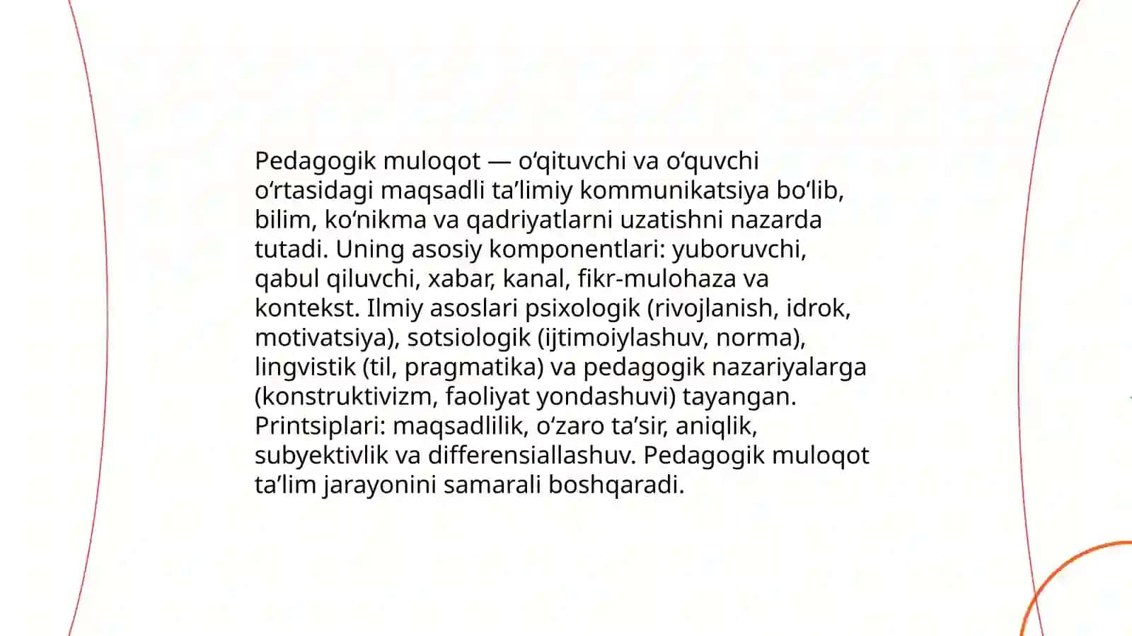 Pedagogik muloqotning oʻziga xos xususiyatlari va funksiyalari 3