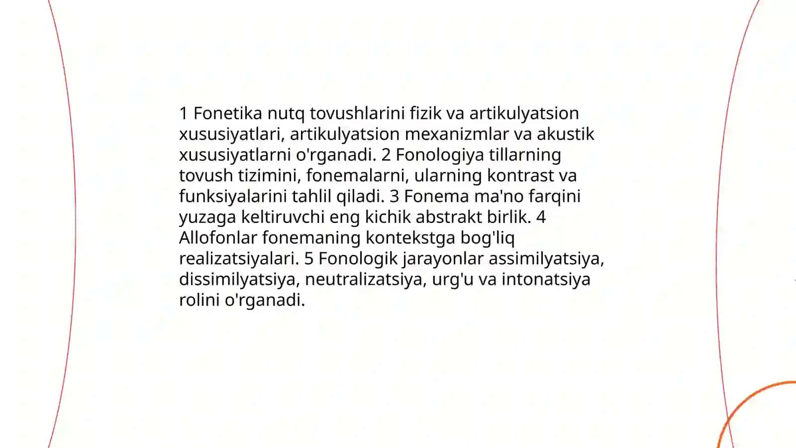 Fonetika, morfologiya haqida 3