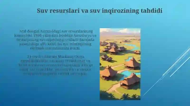 Suv Resurslari va Suv Inqirozining Tahdidi 3