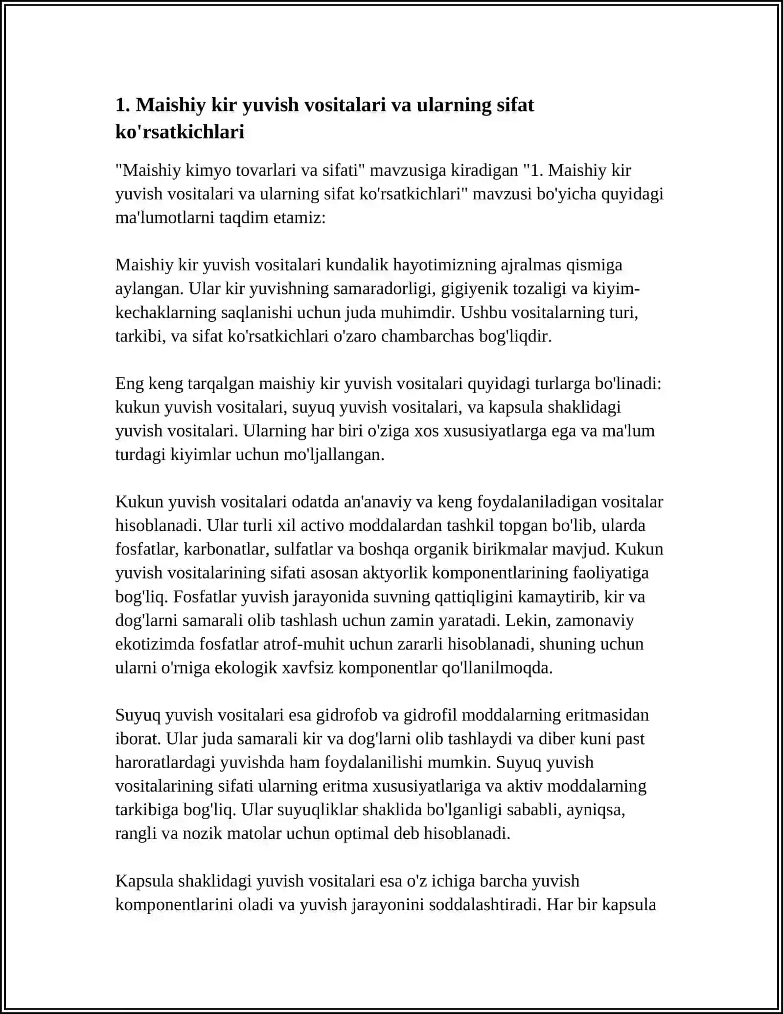 MAISHIY KIMYO TOVARLARI VA SIFATI 3