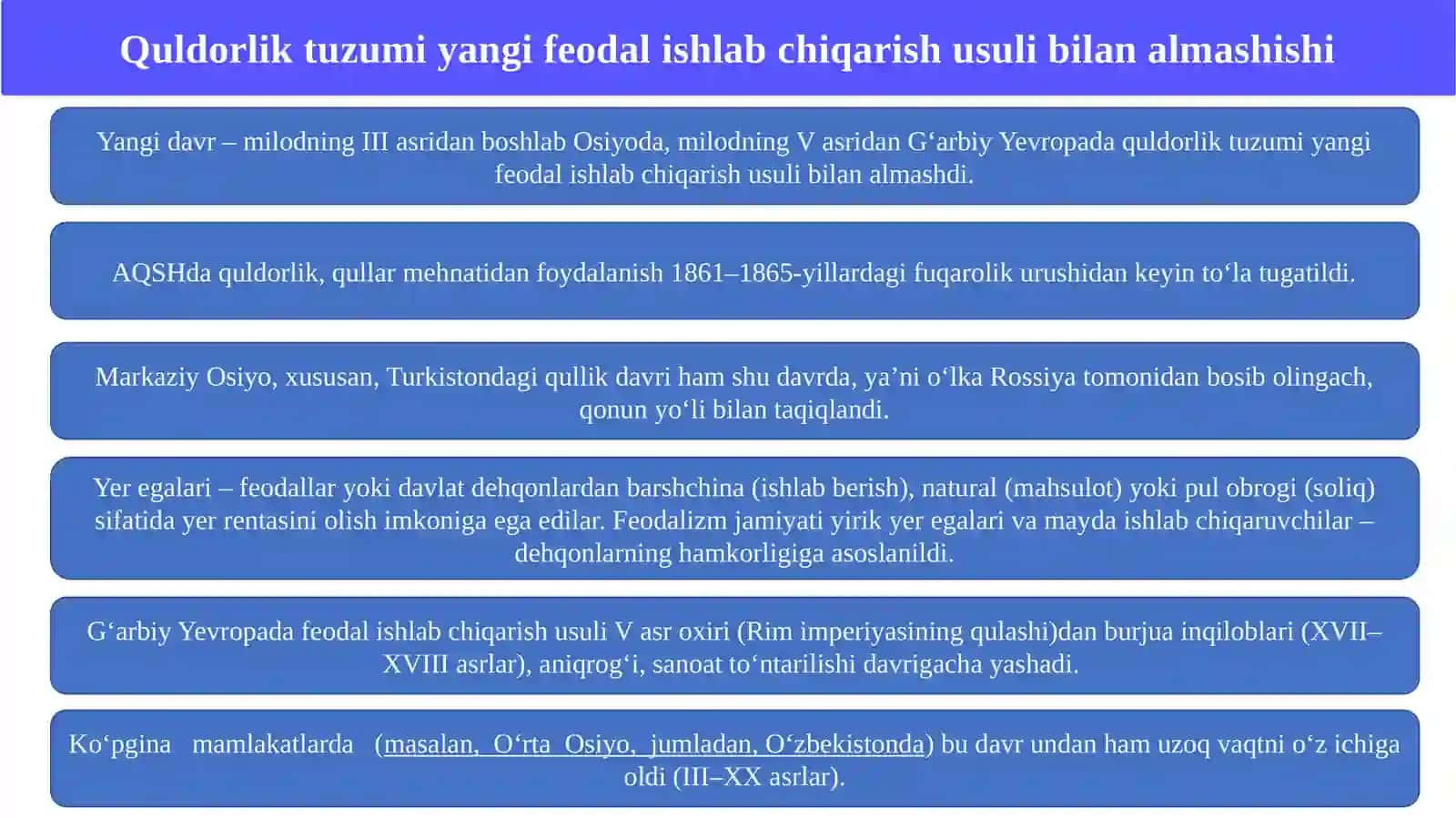 Feodal jamiyati va uning yemirilishi davridagi iqtisodiy ta’limotlar 3