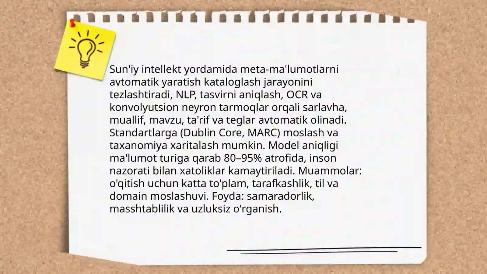 Yangi texnologiyalar kataloglashtirish va klassifikatsiyalash 3