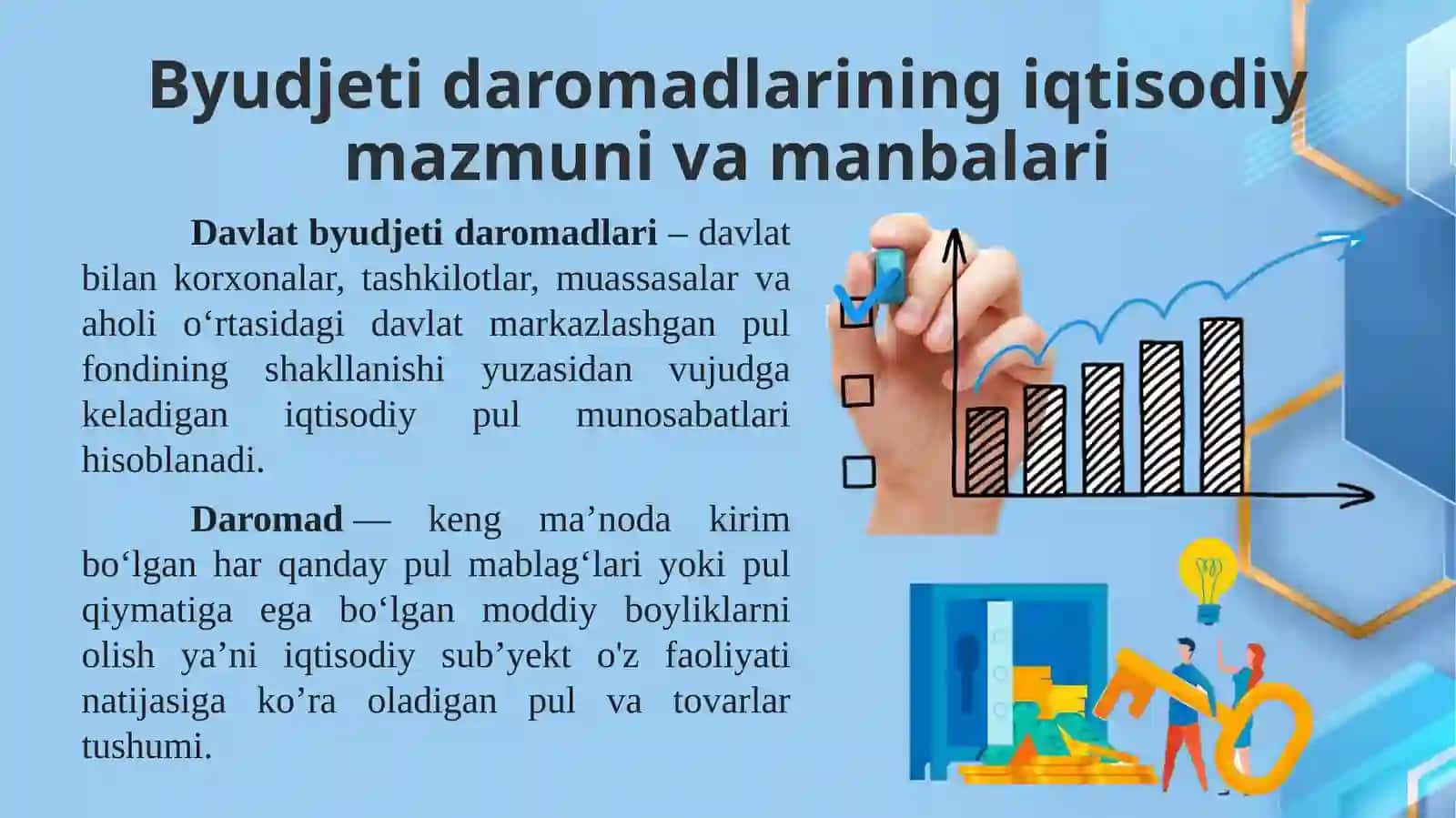 Byudjeti daromadlarining mohiyati, tarkibi va tuzilishi 3