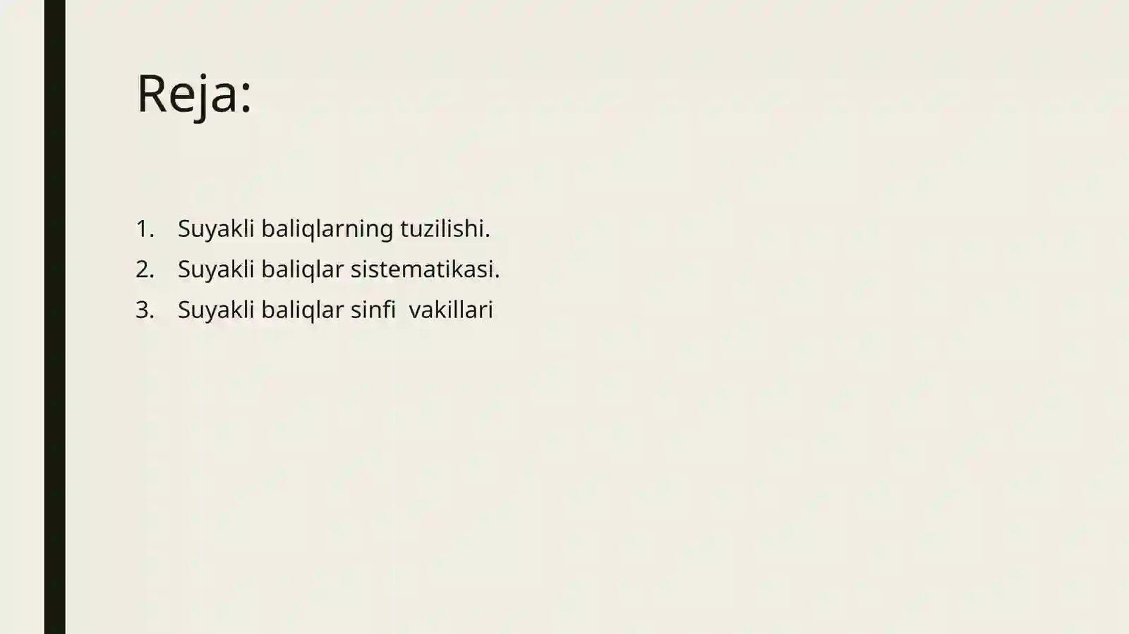 Suyaklibaliqlar(OSTEICHTHYES) sinfi 3