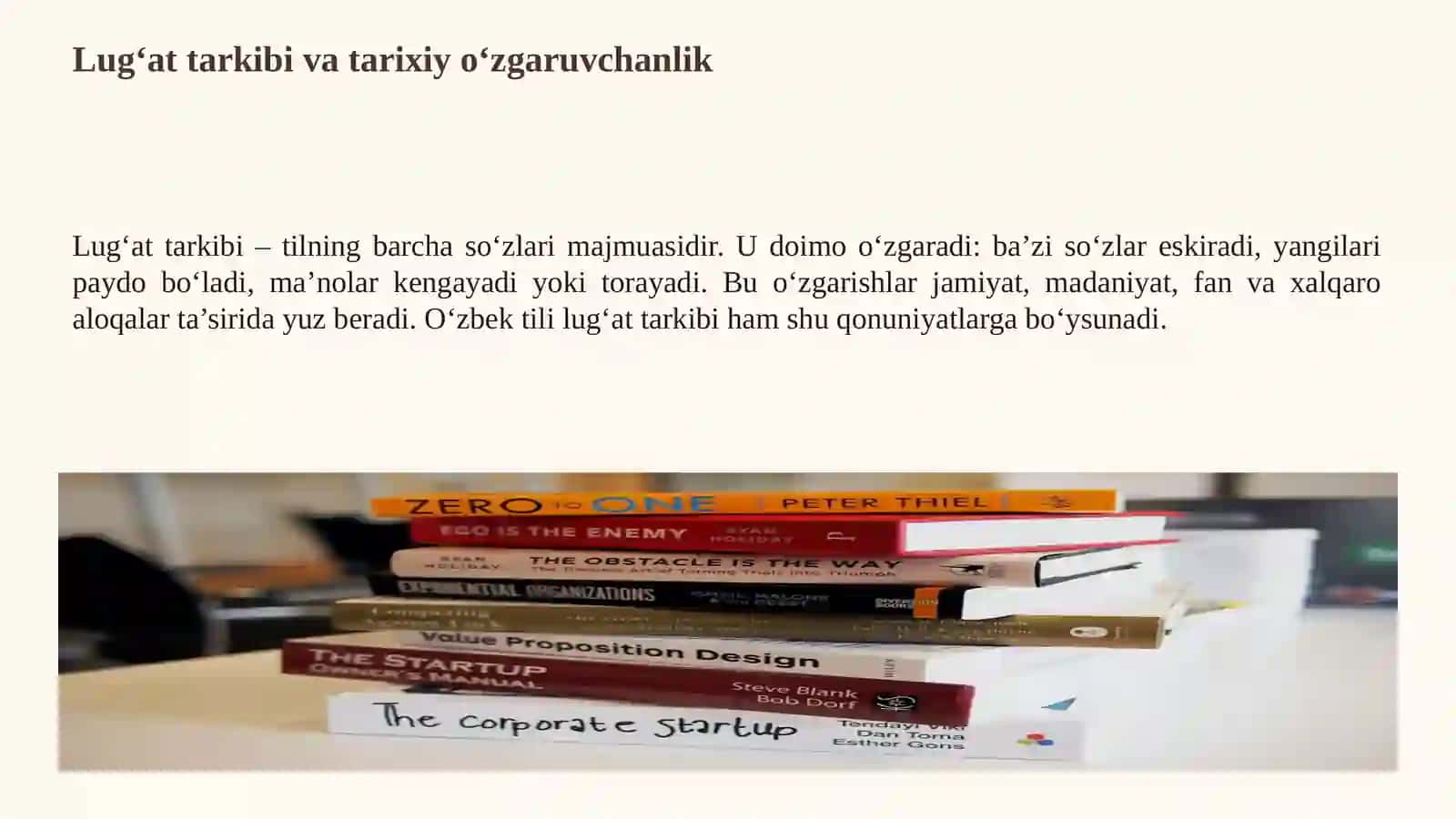 O‘ZBEK TILI LUG‘AT TARKIBINING TARIXIY TARAQQIYOTI 3